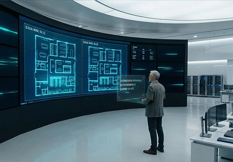 Continuous 24/7 monitoring and support for AI video analytics services