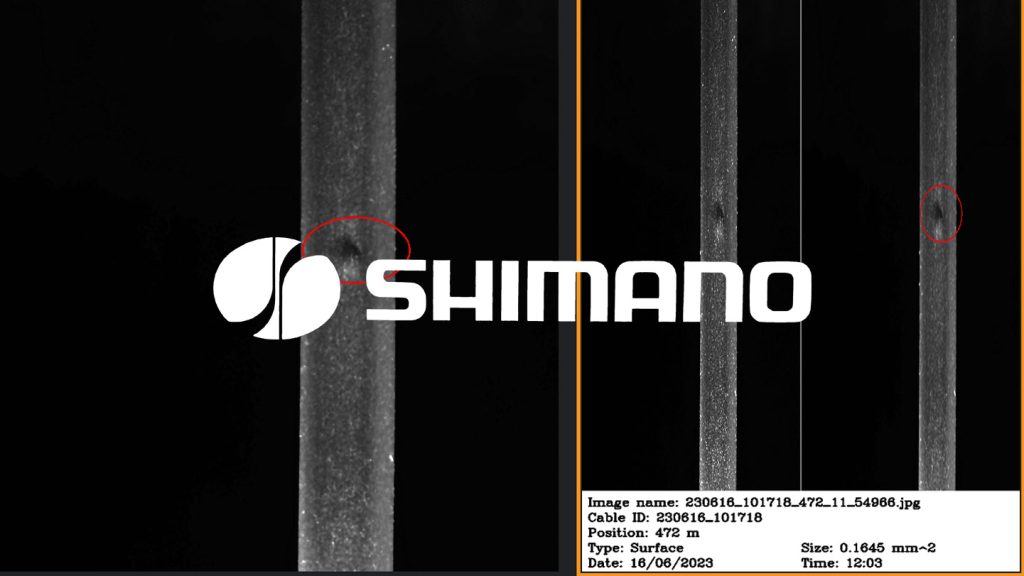 Shimano fishing gear quality control using TensorVox industrial defect detection